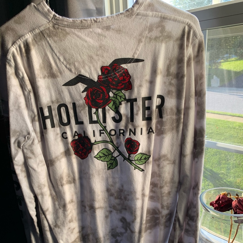 mens hollister rose shirt